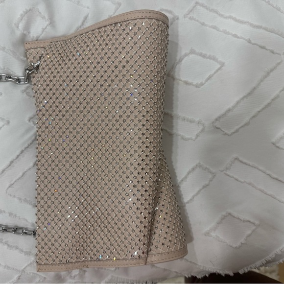 Christian Louboutin Loubitwist Small Mesh & Leather Clutch New no box - Picture 10 of 11